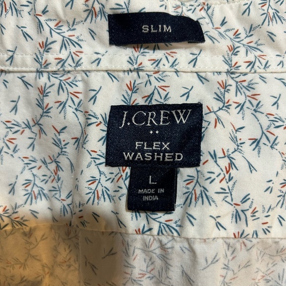 J.crew Flex Shirt Size Large Slim Men Long Sleeve - Picture 3 of 6